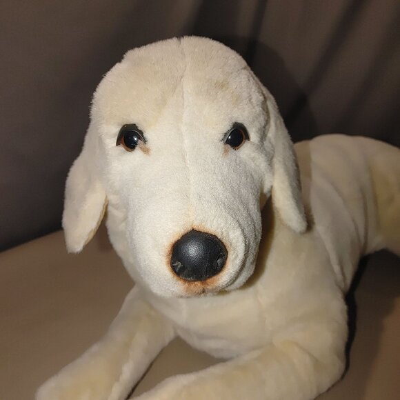 Mary Meyer Bravo Cream Labrador Retriever Plush Dog 1996 Stuffed Animal 24 Inch - Picture 2 of 10
